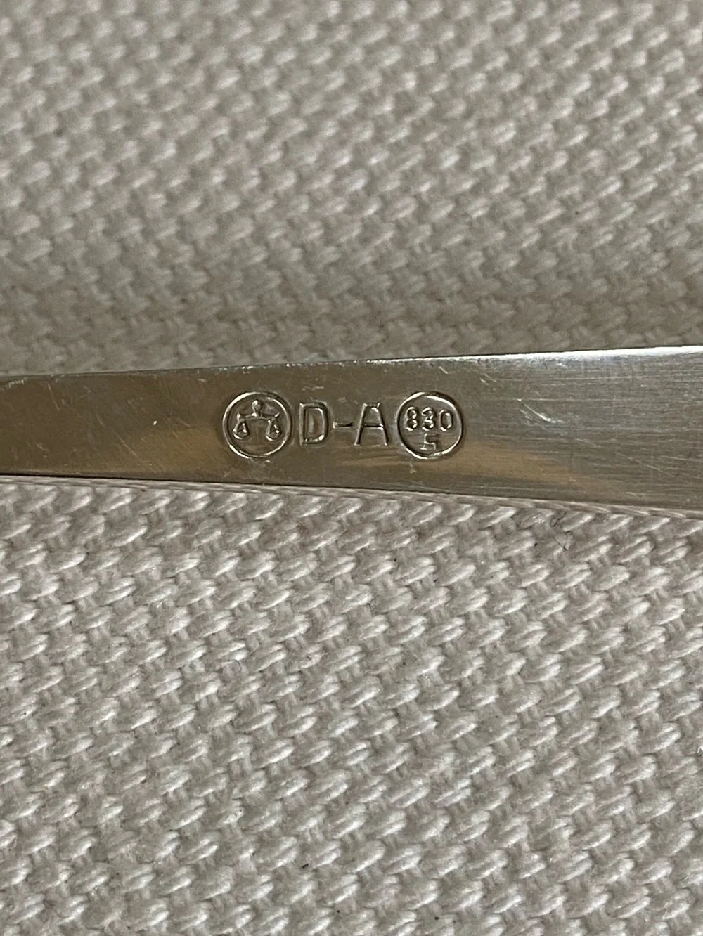 Vintage David Andersen Norway 830S Silver Pickle Fork Rådhus Pattern 1920s 1930s